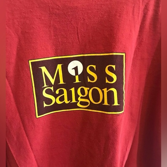 Vintage Miss Saigon shirt - XL - 1988 - Dewynters tag - musical - Broadway - 80s - Picture 10 of 10